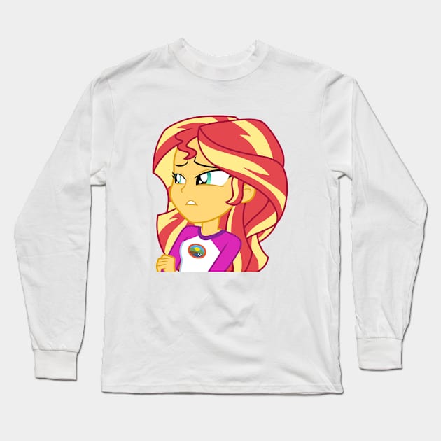 Legend of Everfree Sunset Shimmer 2 Long Sleeve T-Shirt by CloudyGlow